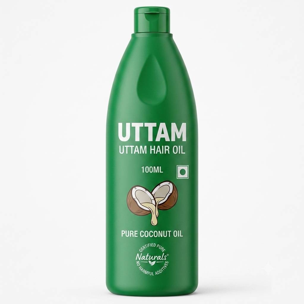 100ML UTTAM HAIR OIL PER CARTOON
