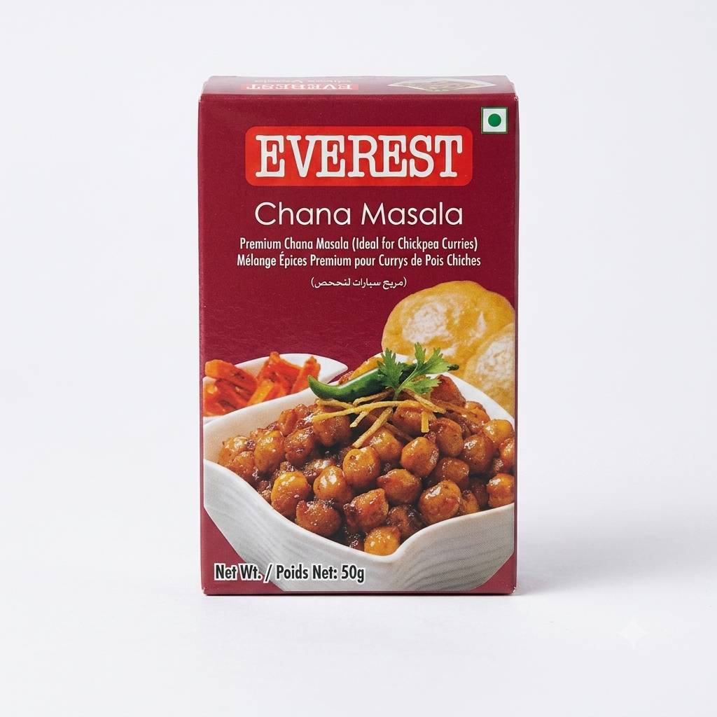 EVEREST CHANA MASALA 50GM BOX MRP