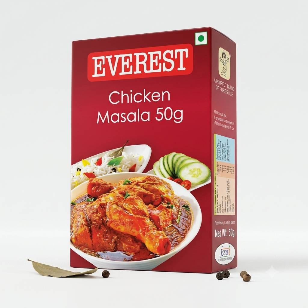 EVEREST CHICKEN MASALA 50GM BOX MRP