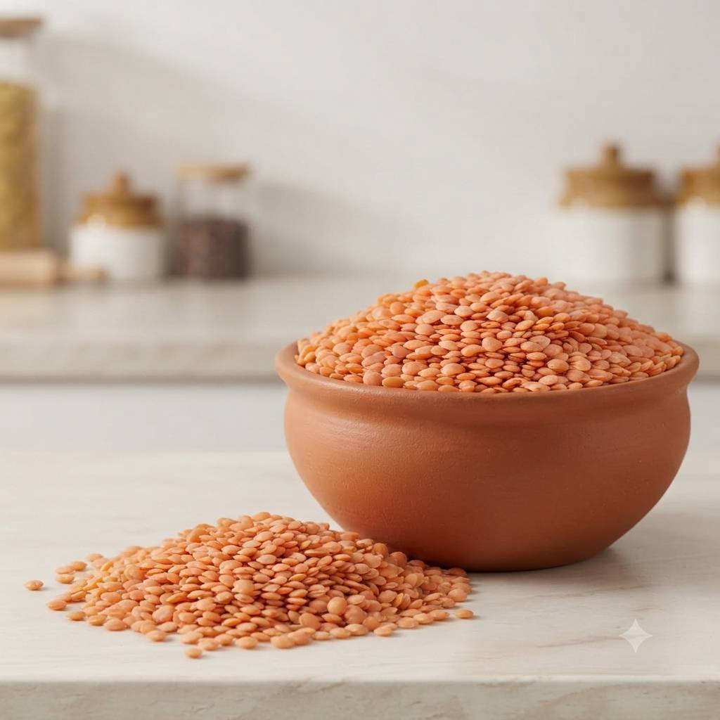 MASOOR DAL KISSAN 1KG LOOSE
