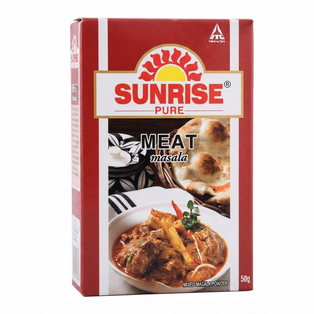 SUNRISE MEAT MASALA 50GM BOX MRP 52