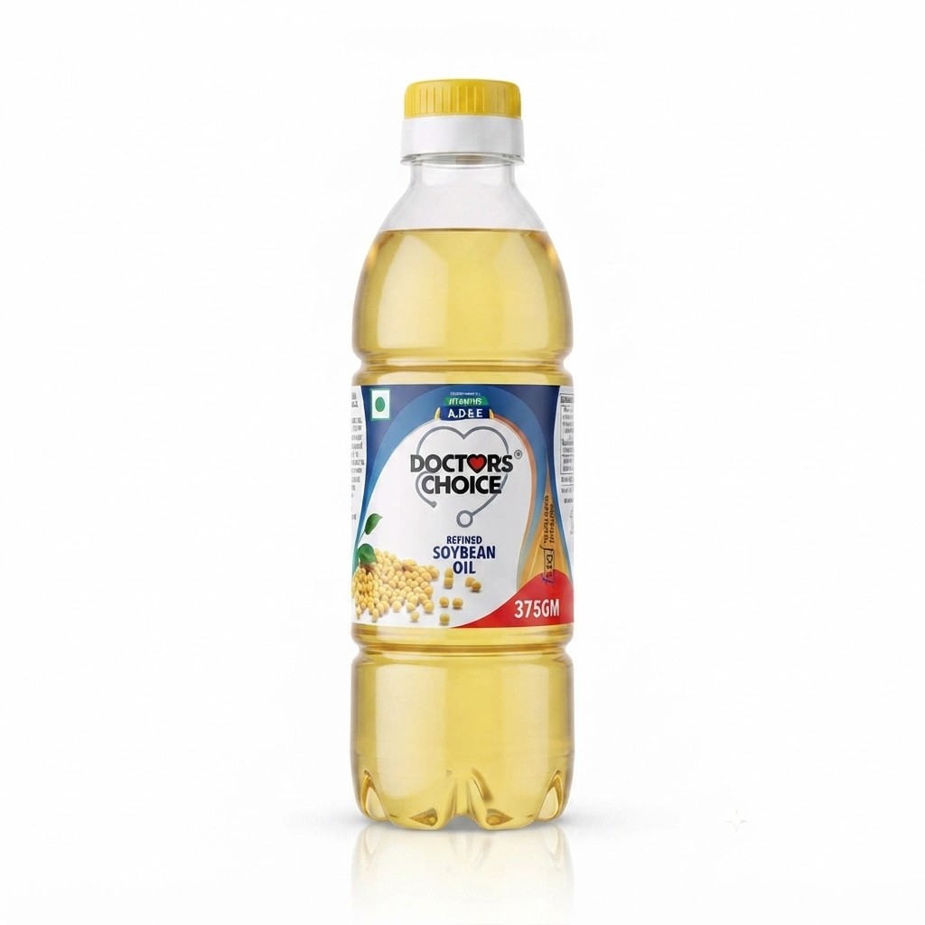DOCTOR CHOICE SOYABEAN OIL 375GM BOTTLE