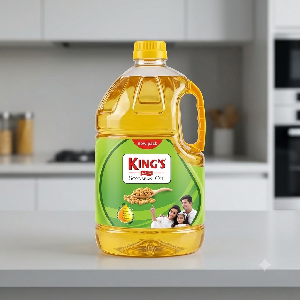 KINGS SOYABEAN OIL 4KG JAR