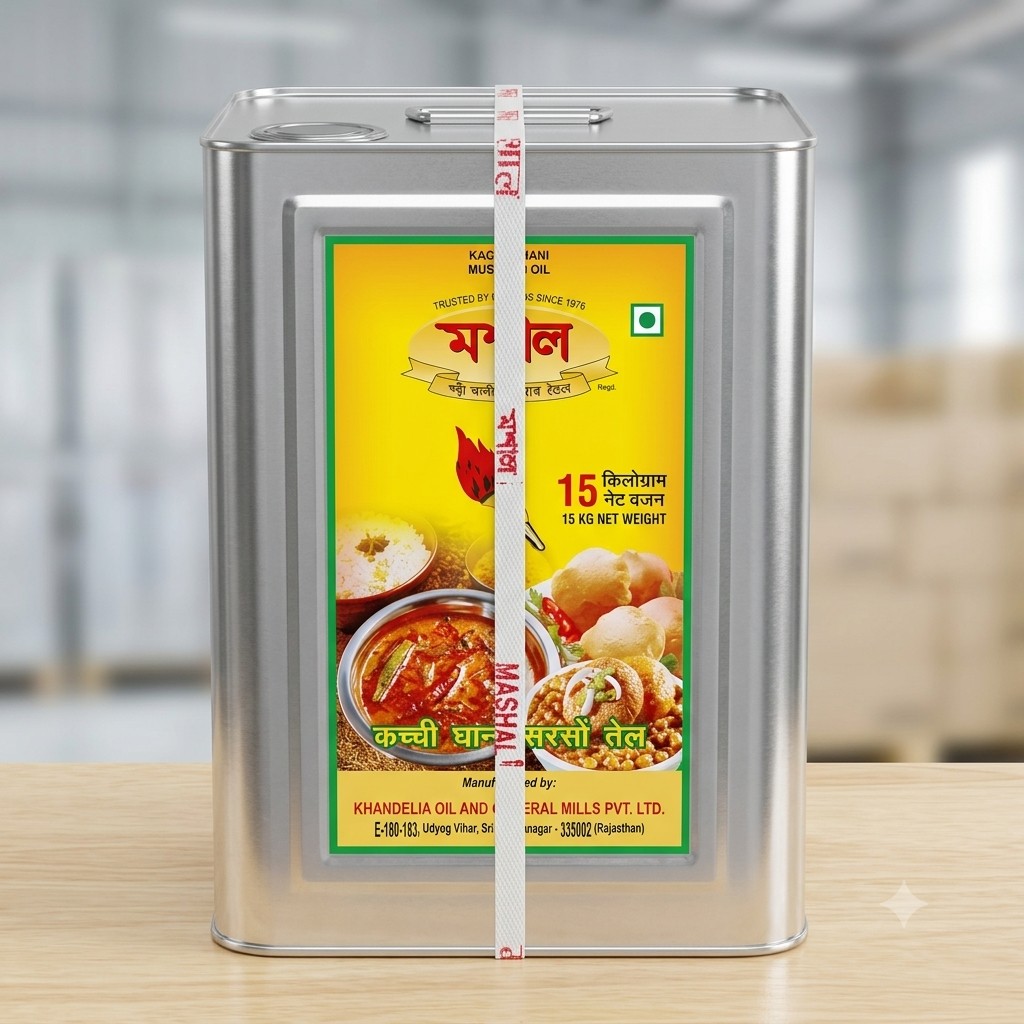 MASHAL MUSTARD 15KG TIN