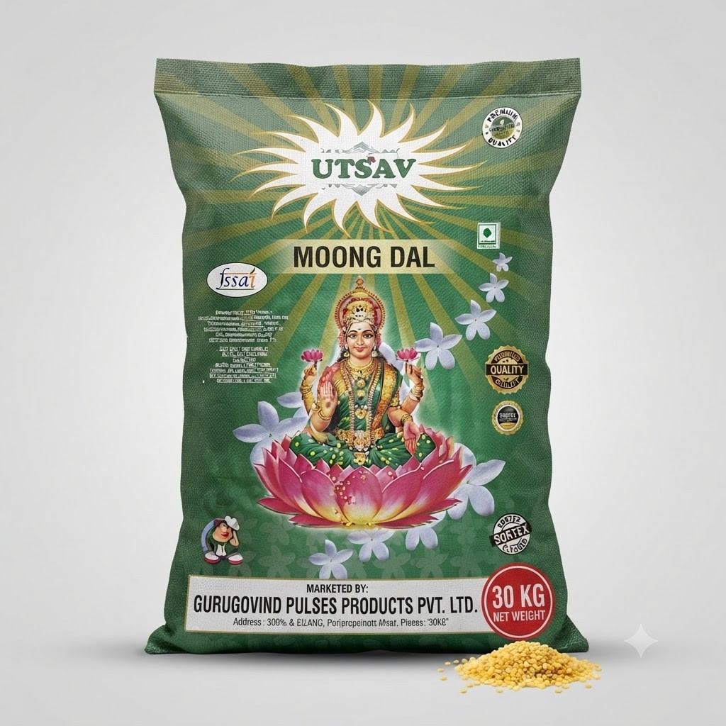 MOONG DAL UTSAV 30KG BAG