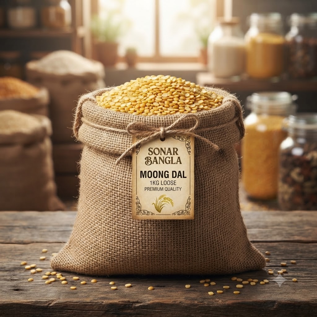 MOONG DAL SONAR BANGLA 1KG LOOSE