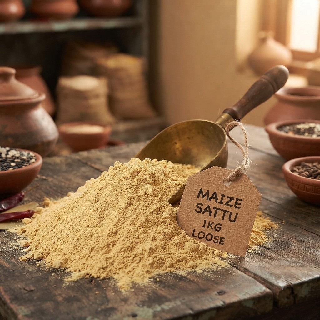 MAIZE SATTU 1KG LOOSE
