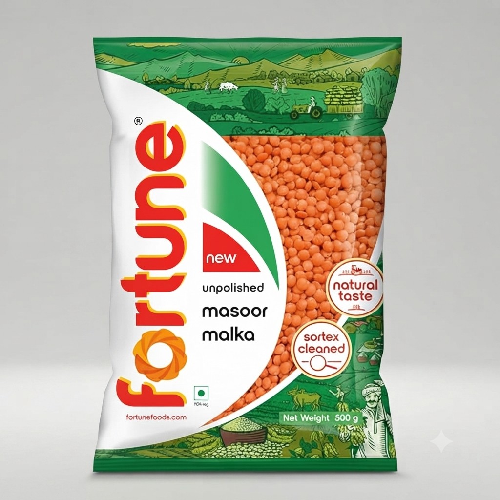 MASOOR DAL BIG FORTUNE 500GM