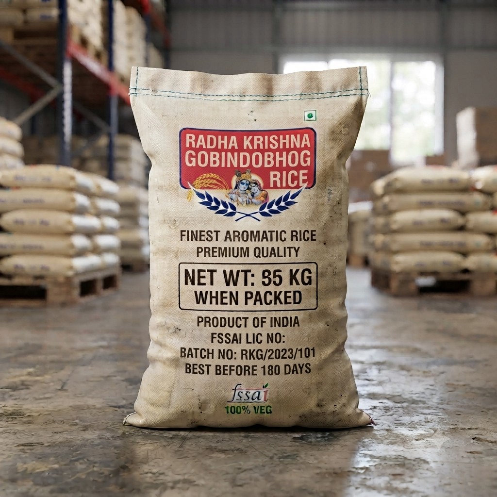 GOBINDOBHOG RICE 25KG BAG